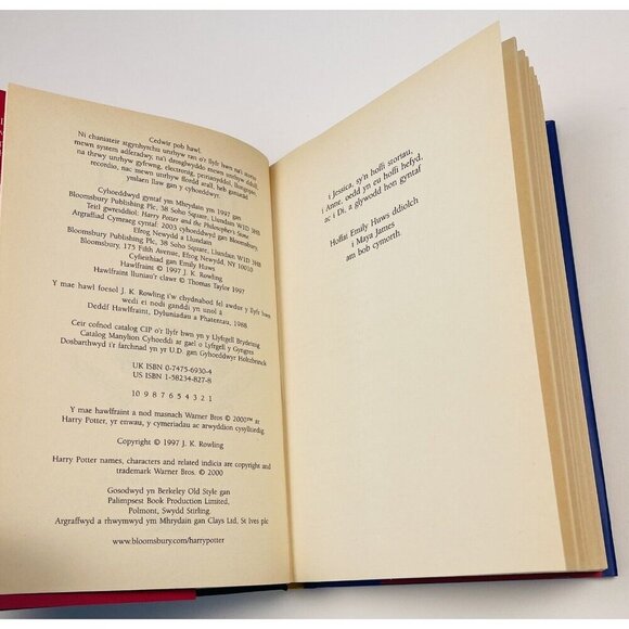 Harry Potter Harri Potter a Maen yr Athronydd by J. K. Rowling 1st Welsh Ed 2003 - Picture 3 of 12